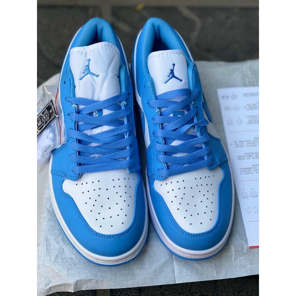 [Full bill +box] Giày Jordan Cổ Thấp Nam Nữ, Giày Sneaker JD1 Xanh Dương Cổ Thấp Thời Trang Cao Cấp Hottrend 2022