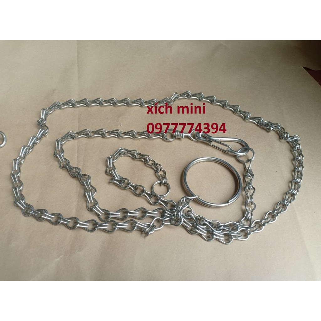 [ SIÊU RẺ ] Xích inox. Xích thú cưng xích chó mèo