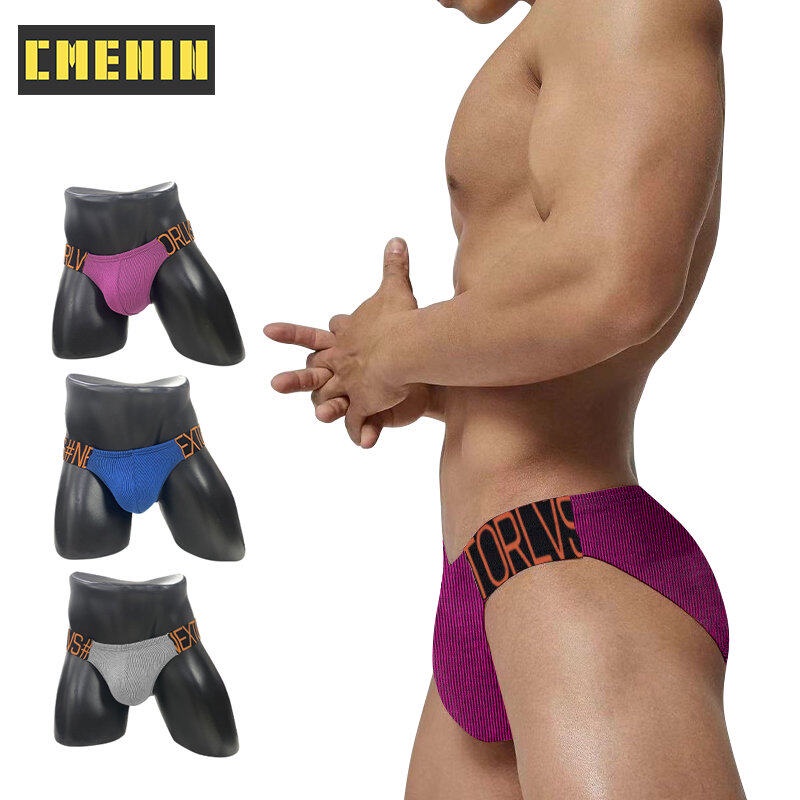 Bộ 3 Quần Lót Cotton Thoáng Khí Thời Trang Quyến Rũ Cho Nam ORLVS OR6242