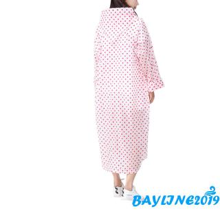 ❀May-người lớn Áo mưa chống nước Unisex EVA có mũ trùm đầu dài tay