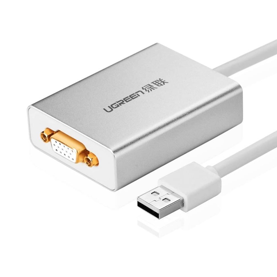 Bộ chuyển đổi USB 2.0 sang VGA vỏ hợp kim UGREEN 40244