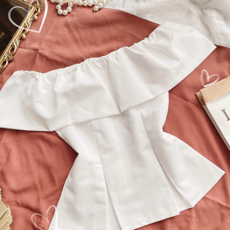 ÁO BẸT VAI PHỒNG CHIẾT EO