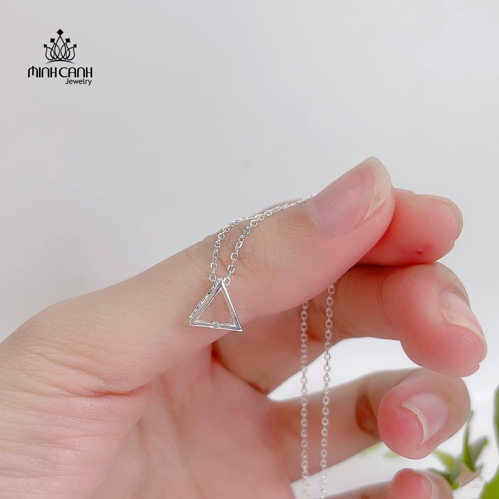 Dây Chuyền Bạc Ta Hình Tam Giác Phong Cách Hàn Quốc - Minh Canh Jewelry
