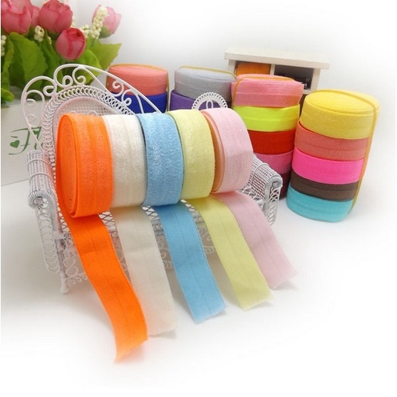 Dây ruy băng co giãn nhiều màu sắc 5 Yards 5/8&quot; 15mm