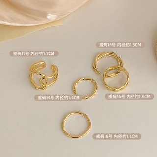 Set 5 Nhẫn Hở Kiểu Dáng Đơn Giản 