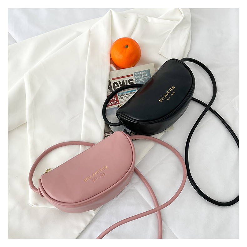 Túi Đeo Chéo Một Bên Vai Màu Sắc Kẹo Ngọt Thời Trang Dành Cho Nữ