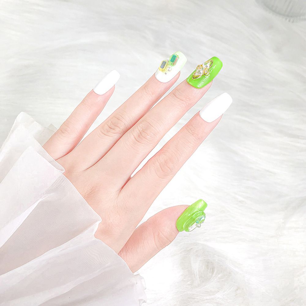 [Hàng mới về] Bộ hạt đá nhân tạo trong suốt nhiều màu sắc 3D dành cho trang trí móng tay nghệ thuật