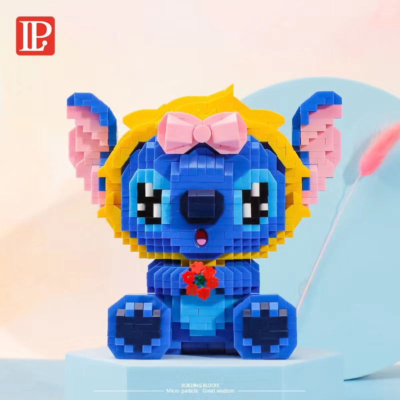 Đồ Chơi Lắp Ráp Mô Hình Stitch Dễ Thương Cho Trẻ Em