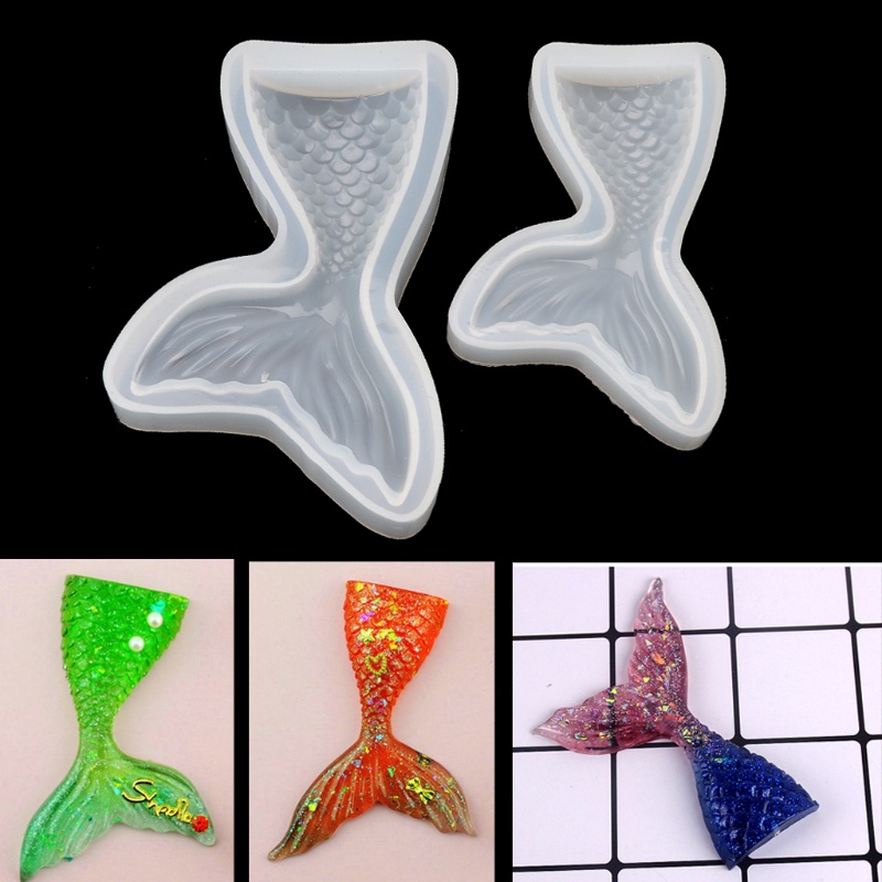 Khuôn silicone làm trang sức hình đuôi cá 10MK