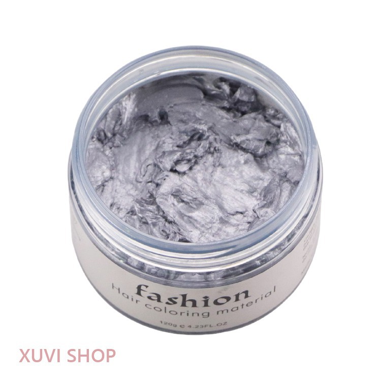  Sáp Vuốt Tóc Màu Tạo Kiểu FASHION Xám Khói 120g Nhuộm Tạm Thời Tại Nhà - XUVI SHOP  Nyuyu