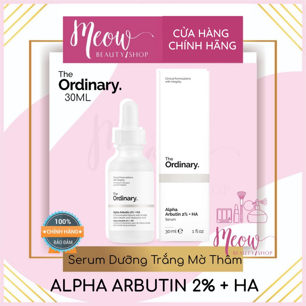 The Ordinary - Tinh chất dưỡng trắng mờ thâm nám The Ordinary Alpha Arbutin 2% + HA