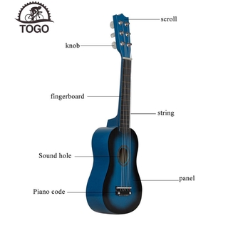 Đàn Ukulele Mini 6 Dây 21 Inch Cho Bé