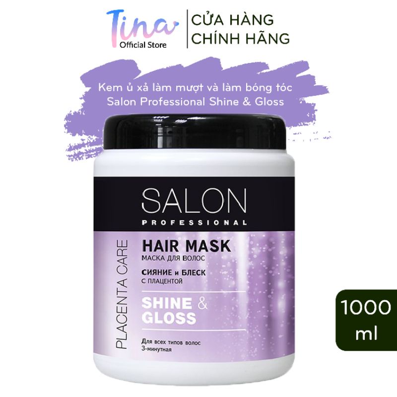 Kem ủ-xả Salon Professional dành cho tóc xỉn màu và mất đi độ bóng mượt 1000ml - TN190