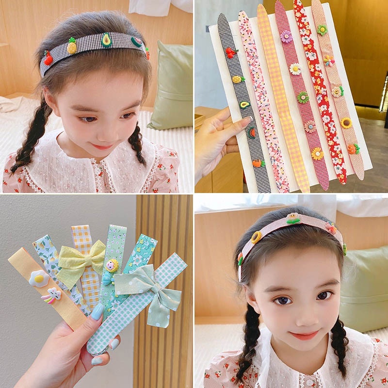 Băng Đô Thiết Kế Dễ Thương Phong Cách Hàn Quốc Dành Cho Bé Gái