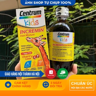 Siro Cho Trẻ Biếng Ăn Centrum Kids Incremin Iron Mixture 200ml - Xuất xứ Úc