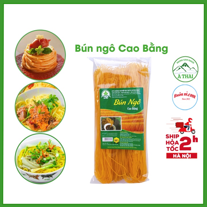Bún ngô đặc sản Cao Bằng giàu dinh dưỡng - Bún ngũ sắc 00009