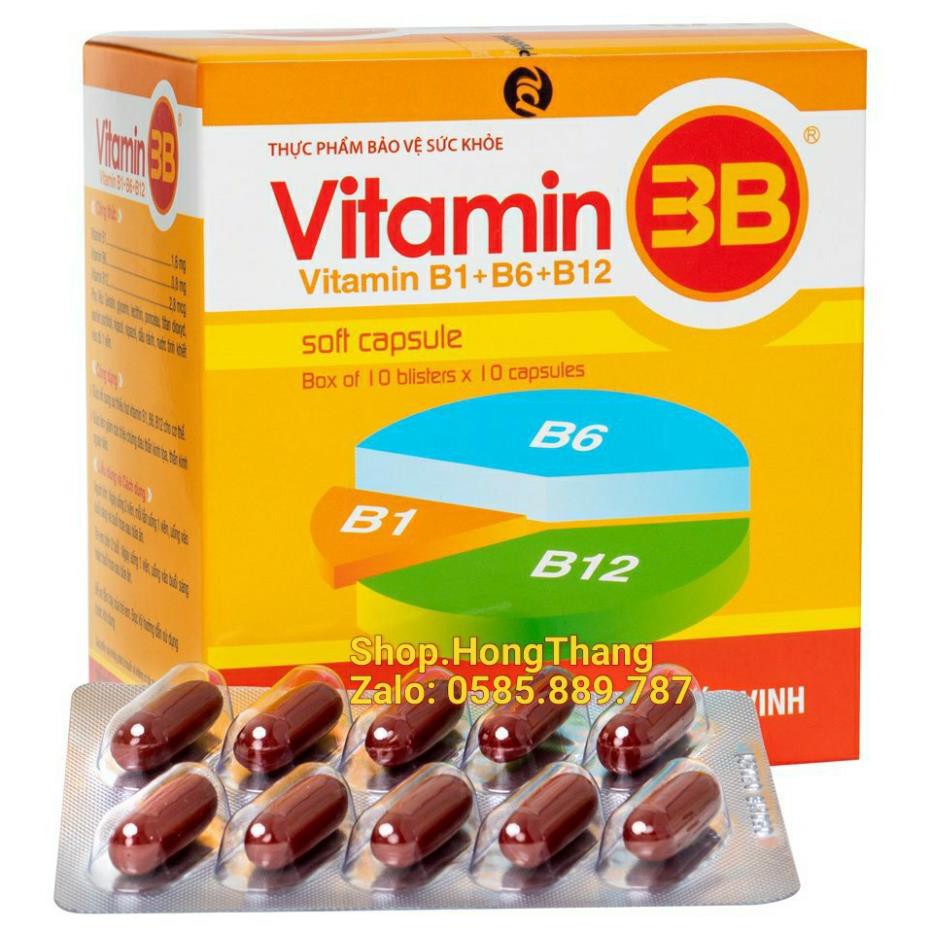 Bồi bổ cơ thể Vitamin 3b hộp 100v