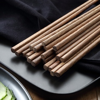 Set 10 đôi đũa gỗ không sơn màu