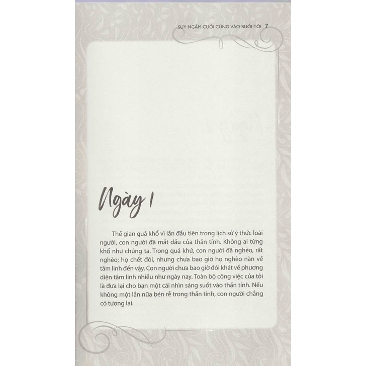 Sách - Suy Ngẫm Cuối Cùng Vào Buổi Tối - 365 Khoảnh Khắc Tâm Thiền Cho Đêm Tỉnh Thức