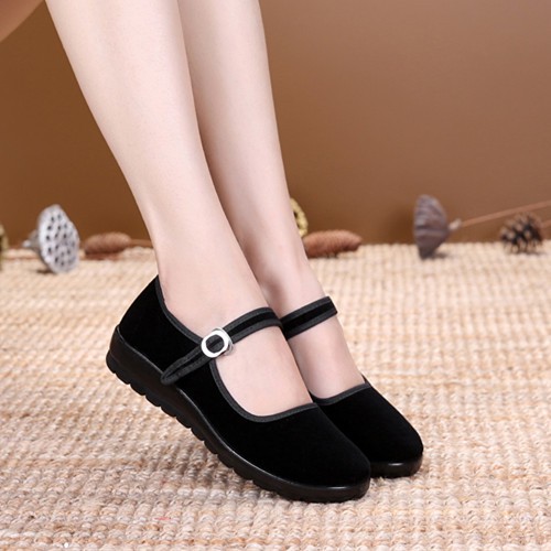 [Có sẵn size 37] Giày búp bê nữ đế bằng có quai | BigBuy360 - bigbuy360.vn