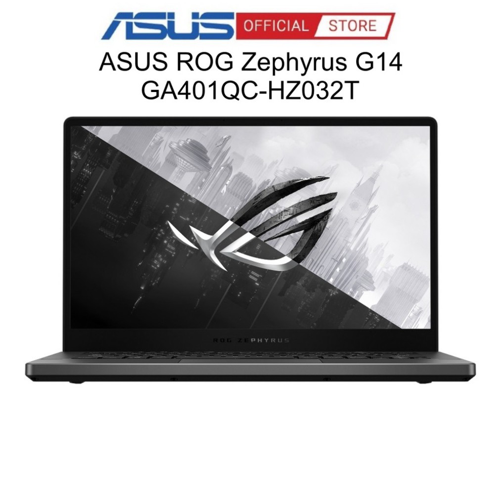 Laptop Asus ROG Zephyrus G14 GA401QC-HZ032T (Ryzen 7-5800HS | 8GB | 512GB | RTX 3050 4GB | 14.0 inch FHD | Win 10 | Xám)