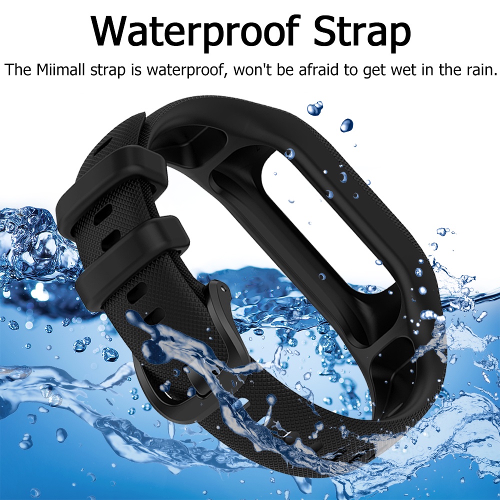 Dây Đeo Cổ Tay Bằng Silicon Có Thể Điều Chỉnh Thoáng Khí Cho Garmin vivosmart 5/Garmin smart5