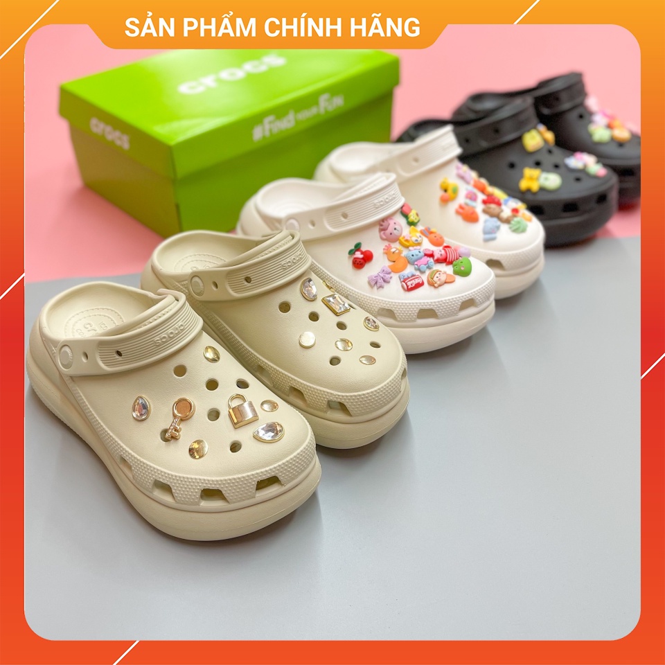 Dép Crocs Band Classic High Version 3 đế cao 7cm tặng 10 Jib dễ thương - Hàng chính hãng - Sấu vui vẻ Official – CCH3