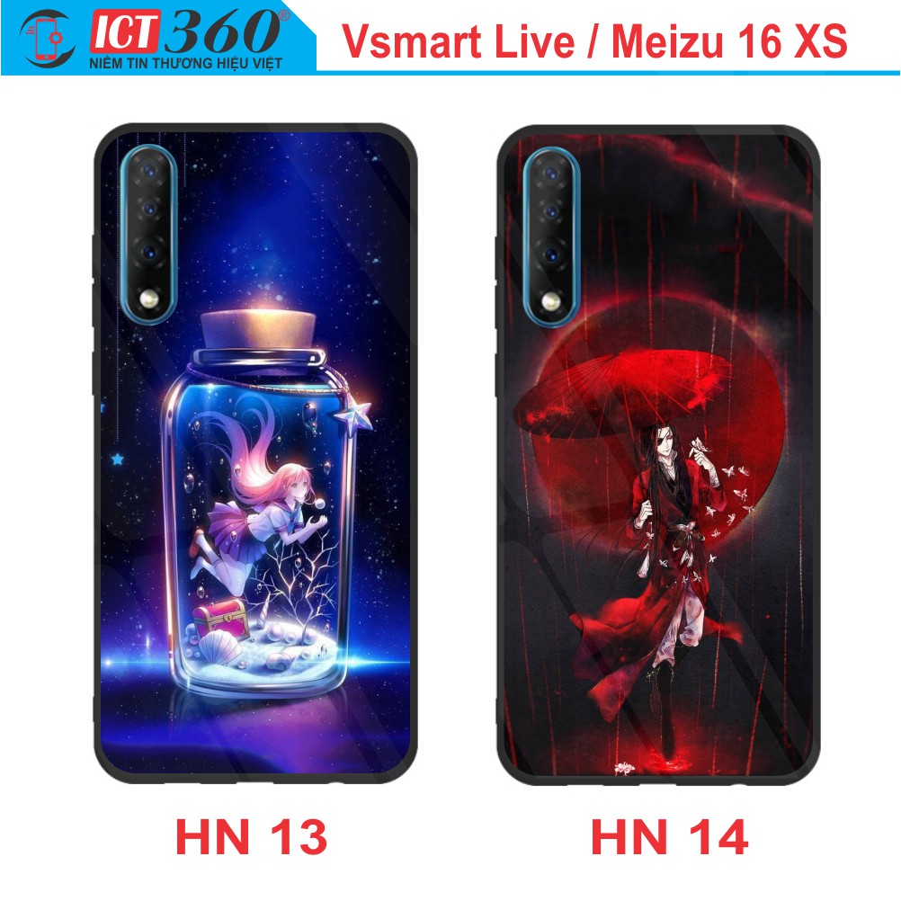 Ốp Lưng Kính VSMART LIVE/ MEIZU 16 XS  - In Theo Yêu Cầu - Hình 3D