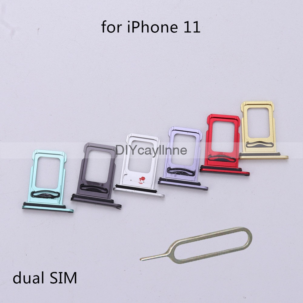 Mới Khay Đựng Thẻ Sim Điện Thoại Bằng Cao Su Cho Iphone 11