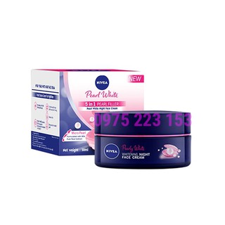 Kem dưỡng trắng da và se khít lỗ chân lông Nivea Ban Đêm 50ml