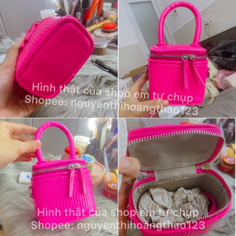 <HÌNH VÀ VIDEO THẬT SHOP EM>Túi hộp vuông mini đeo chéo màu neon đủ màu mùa hè siêu đẹp ♥️ THỜI TRANG TÚI XÁCH NỮ