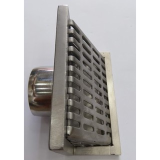 Phễu thu ngang vách, phếu thoát ngang, phễu thoát ban công, phễu thoát nhà vệ sinh, inox304 không gỉ