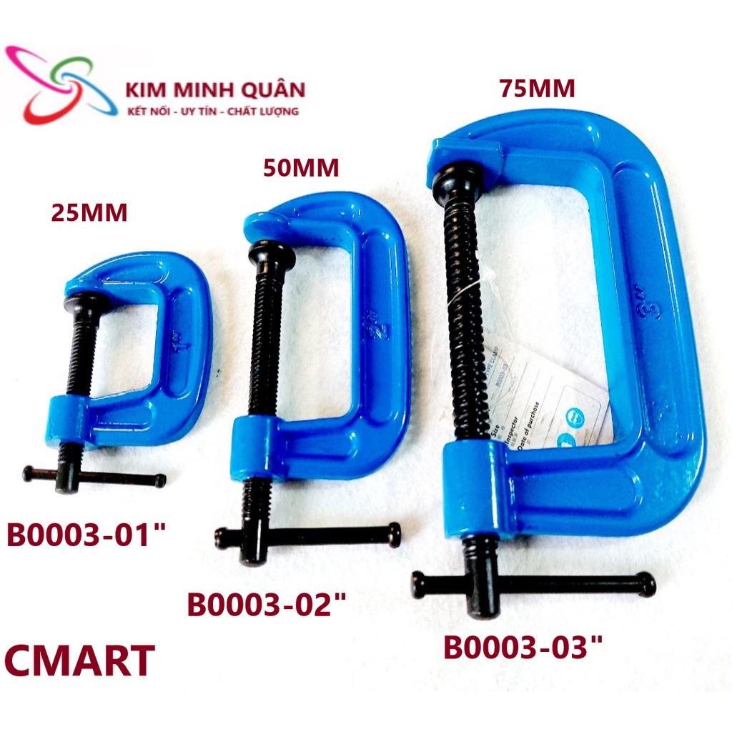 Cảo Kẹp Chữ C Cao Cấp 1" 2" 3" B0003 CMART
