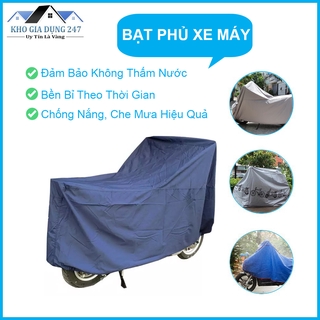 Bạt phủ xe máy, che mưa, che nắng, bạt phủ xe máy che mưa, chống nắng bảo vệ xe máy, - áo trùm xe máy chống nắng mưa