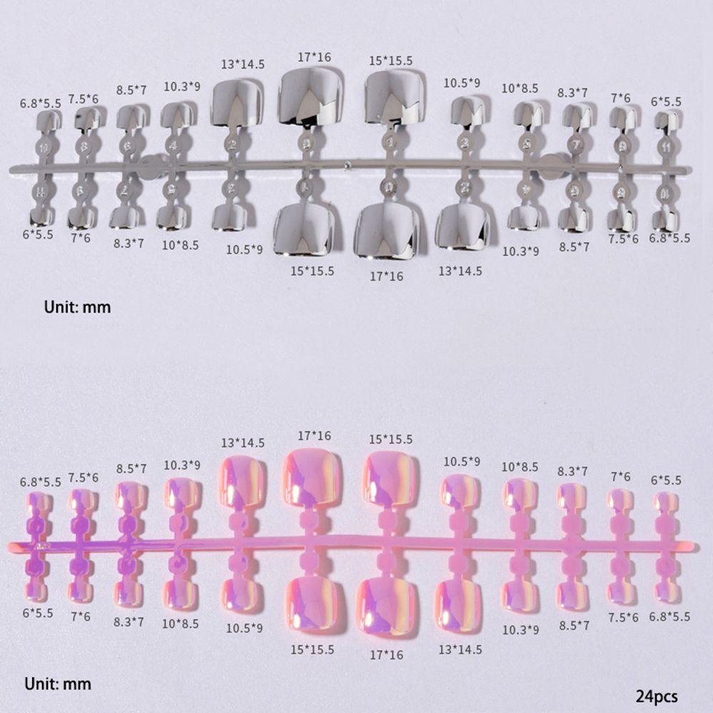 Móng Chân Giả Che Phủ Toàn Diện Tháo Rời Được Trang Trí Nghệ Thuật Cho Móng