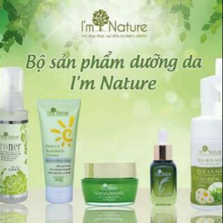 Bộ sản phẩm chăm sóc da của i'm nature