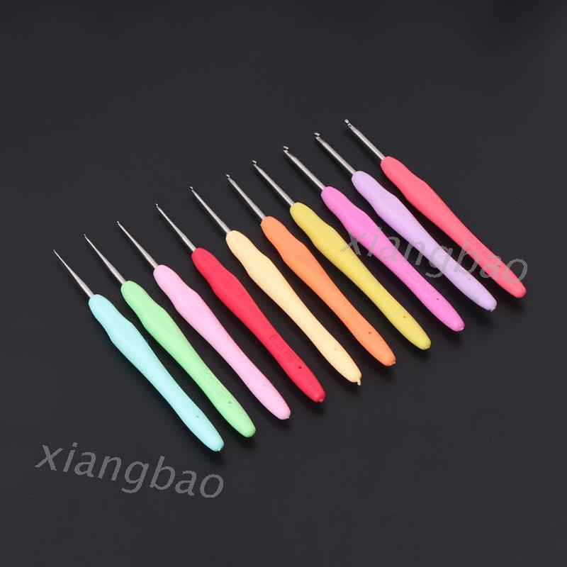 Cây kim đan len bằng kim loại 0.5-2.75mm cầm tay tiện dụng