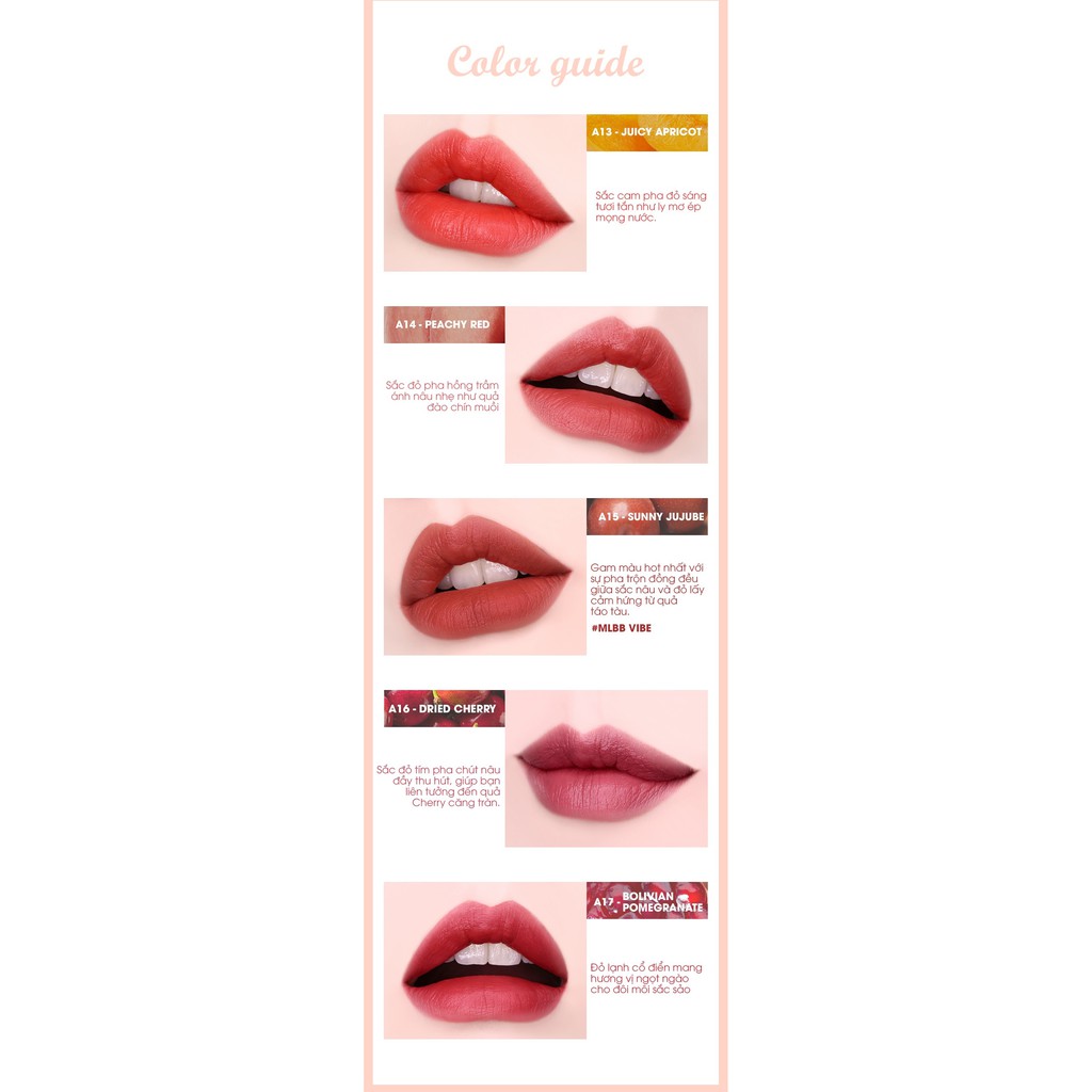 [Ver.1 - Ver.2 - Ver.3]Son Kem Lì BlackRouge Air Fit Velvet Tint_ Blackrouge Chính Hãng | BigBuy360 - bigbuy360.vn