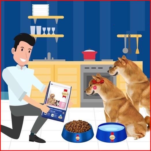 Thức ăn hạt cho Chó mang thai và Chó con Smartheart Mother &amp; Baby dog Gói 1.3kg Xuất xứ Thái Lan Bổ sung dinh dưỡng