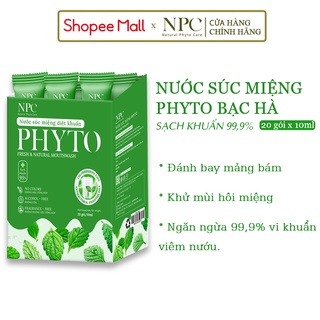 Mã BMIN050 giảm 50K đơn 99K Nước súc miệng làm sạch khoang miệng NPC Phyto