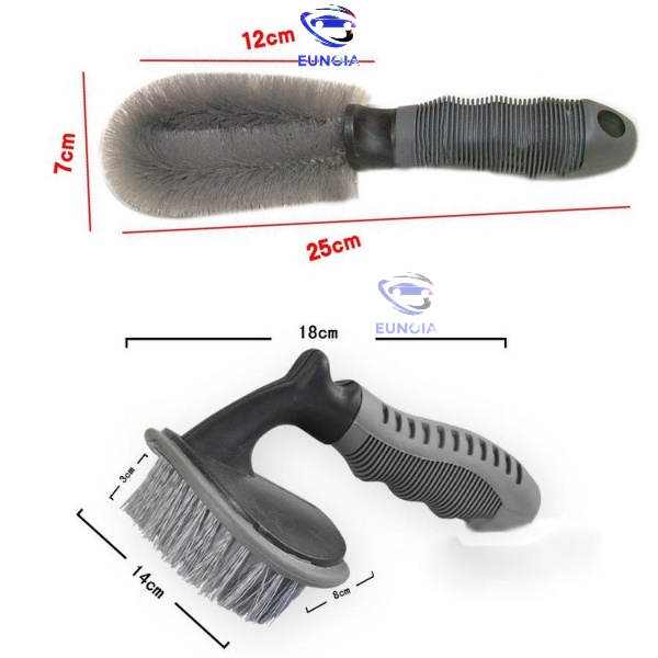 Bộ Chổi Cọ Rửa Vành - Cọ Rửa Lốp Xe Ô Tô Chuyên Dụng - 2 Món