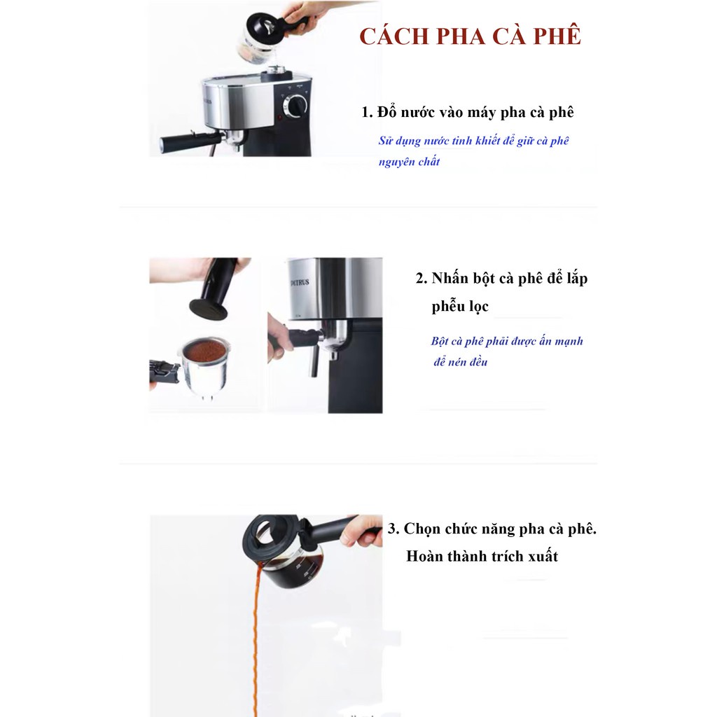 Máy pha cà phê LEXICAL automatic, hàng chính hãng, bảo hành 12 tháng