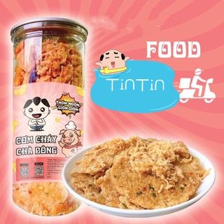 Cơm cháy lắc chà bông 300g siêu ngon - tintinfood - ăn vặt ngon rẻ