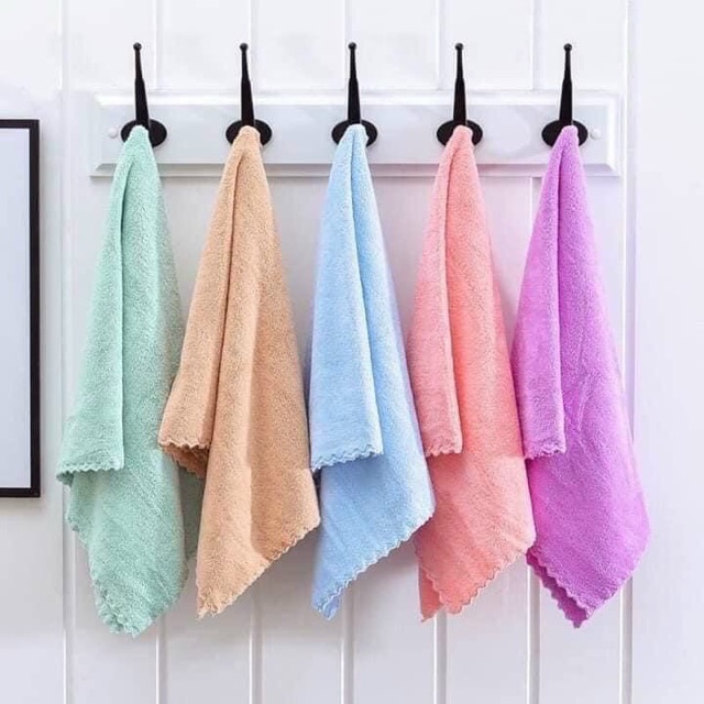 Khăn Mặt Hàn Quốc Siêu Mềm Mại Thấm Hút size 25-40cm