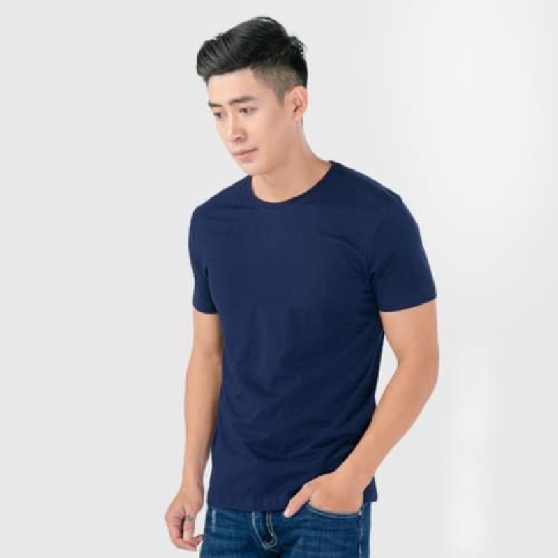 Áo Thun Nam Trơn Cổ Tròn Phông Tay Ngắn Cao Cấp Basic