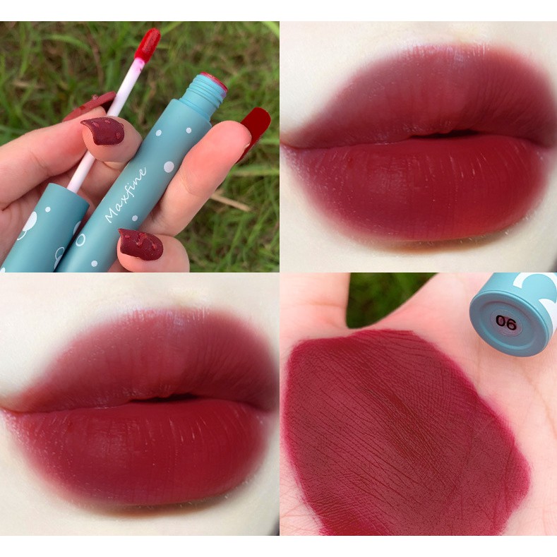 [Hàng mới về] Son Kem Lì Maxfine Mịn Như Nhung Nhẹ Môi Vỏ Chấm Bi Mới Quà Tặng Cho Nữ Sinh/Người Mới Bắt Đầu | BigBuy360 - bigbuy360.vn