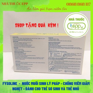 Fysoline vàng - Nước muối sinh lý Pháp