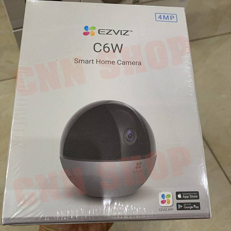 Camera IP WIFI 4MB EZVIZ C6W Siêu Nét 2K, Đàm thoại 2 chiều, Quay 360, Theo dõi chuyển động [ c6n a22ep ] - Chính hãng