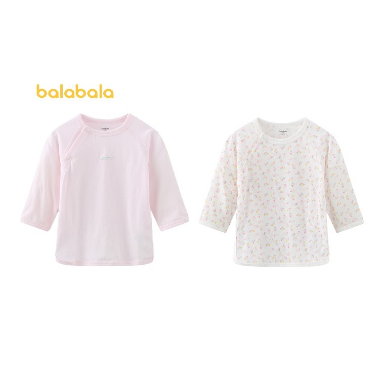 (0-3 tuổi) Set 2 áo sơ sinh cho bé hãng BALABALA màu hồng 20022113120160053 hoặc xanh 20022113120180904