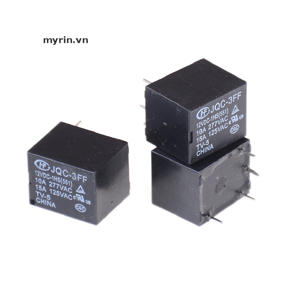Set 5 Rơ Le 12VDC SRD-S-112DM 15A 125VAC 4Pins Chuyên Dụng 0 0 0 0 Vn 0 VN - 0